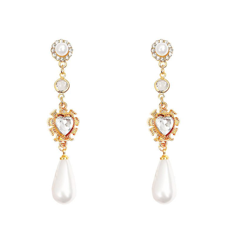 Wholesale Baroque Pearl Alloy Earrings